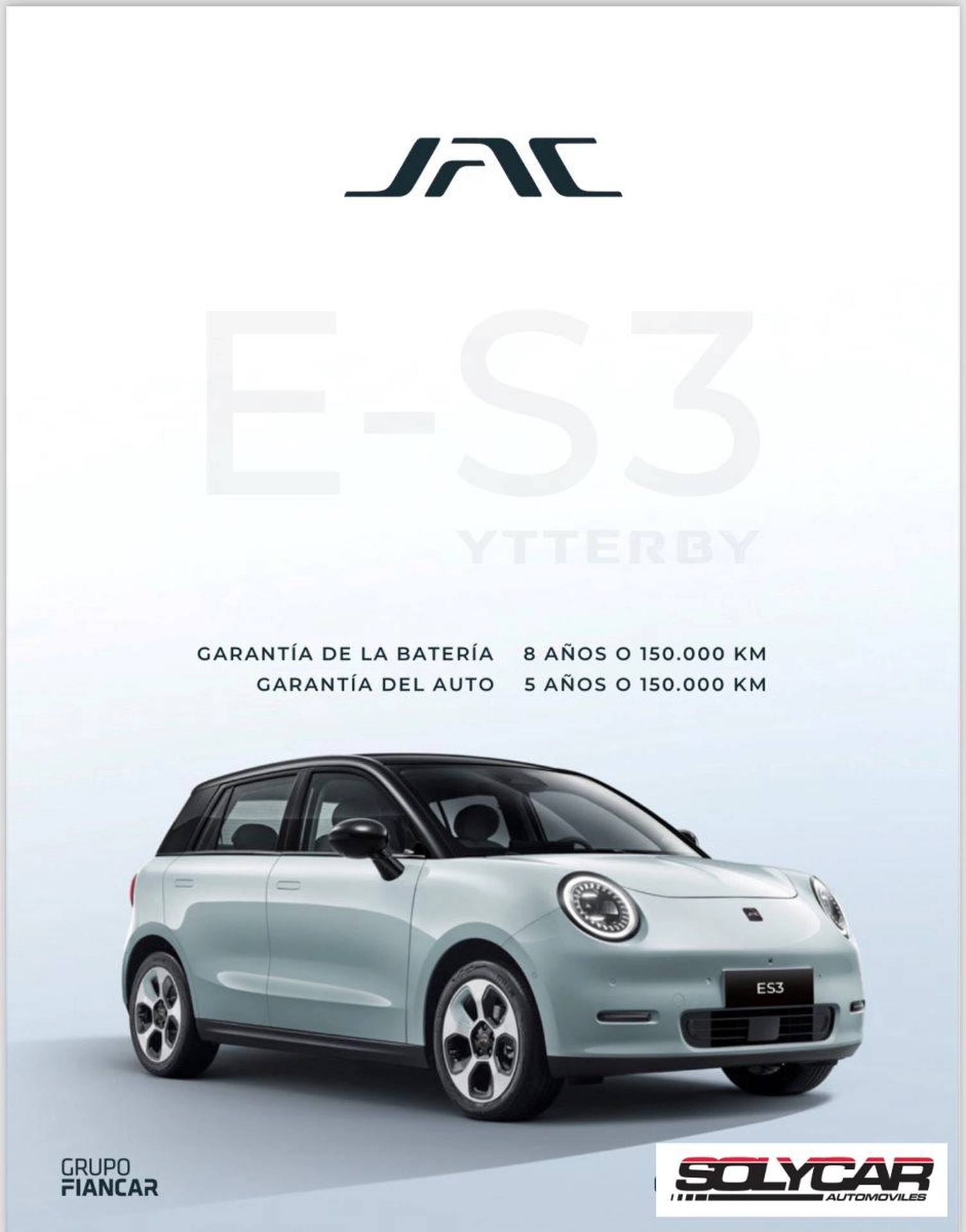 Jac E-s3 Ytterby 0km - Entrega Inmediata - Solycar